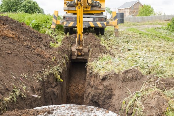 Drainage Trench Installation in Wasilla