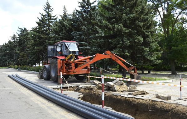 Sewer Line Excavation in Wasilla