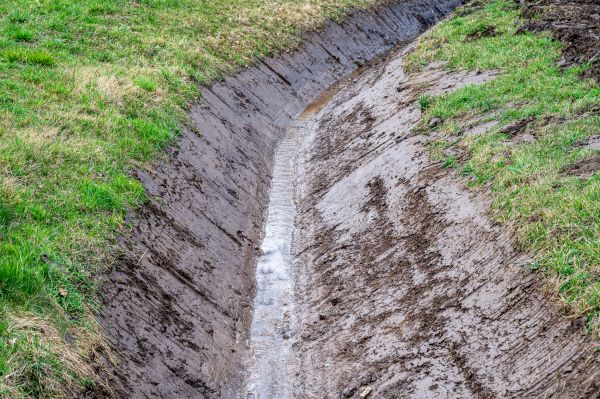 Drainage Ditch Construction in Wasilla