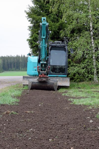 Backhoe Grading in Wasilla