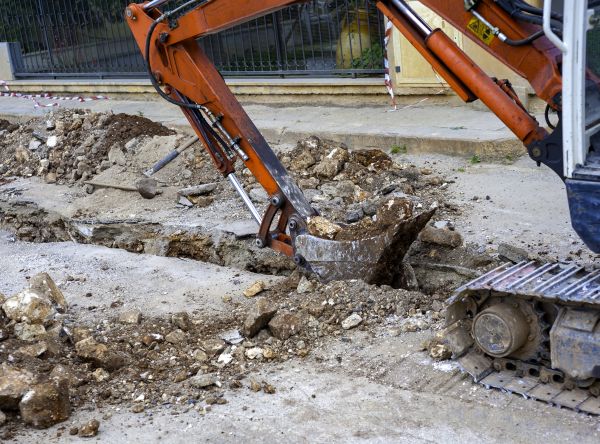 Gas Line Excavation in Wasilla
