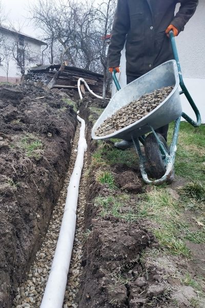 Drain Trenching in Wasilla