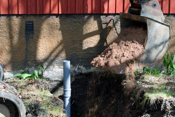 Sewer Line Digging in Wasilla