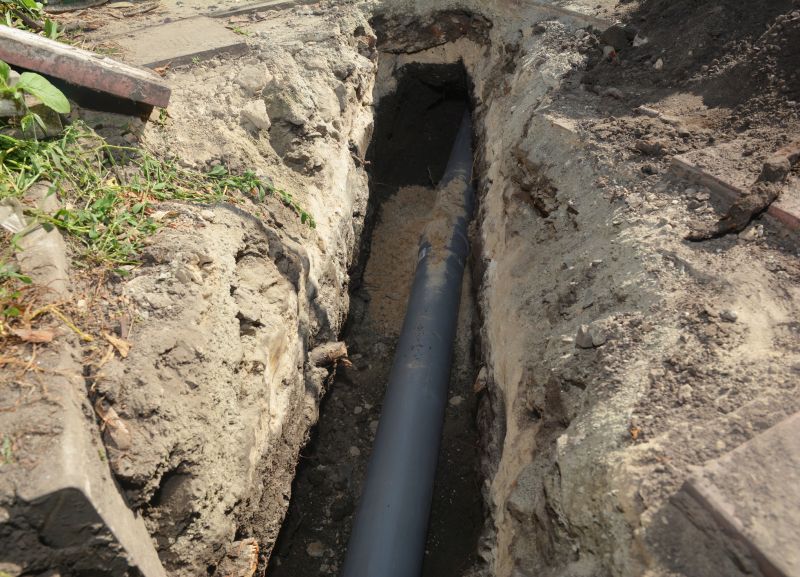 Sewer Line Excavation